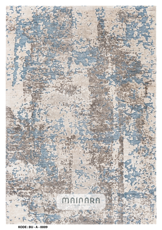 Karpet Abstrak (BU-A-0009) - Blue,Grey