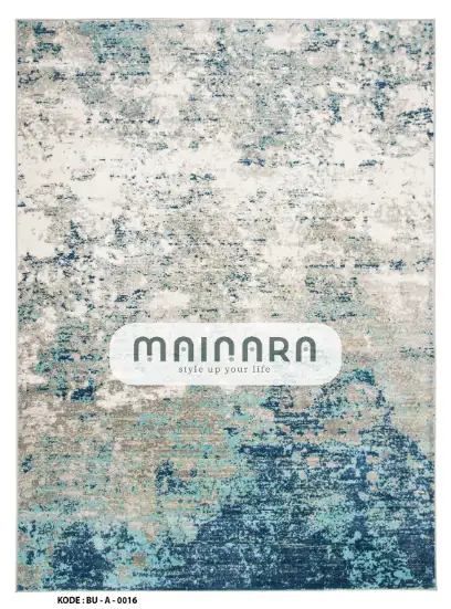 Karpet Abstrak (BU-A-0016) - Blue,Grey