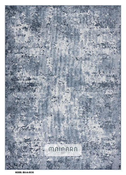 Karpet Abstrak (BU-A-0030) - Blue,Grey
