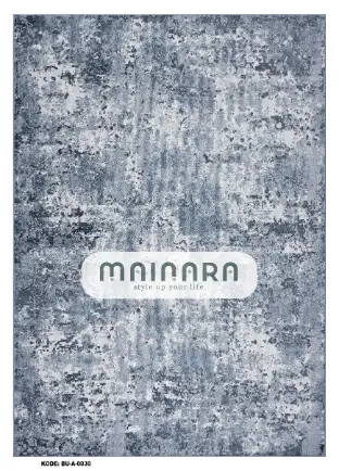 Karpet Abstrak (BU-A-0030) - Blue,Grey