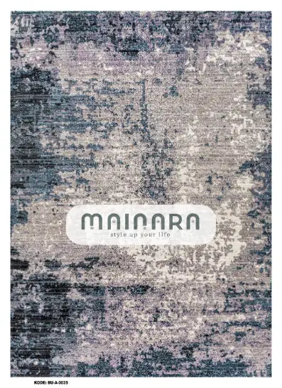 Karpet Abstrak (BU-A-0035) - Blue,Purple,Grey