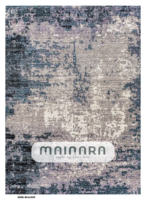 Karpet Abstrak (BU-A-0035) - Blue,Purple,Grey