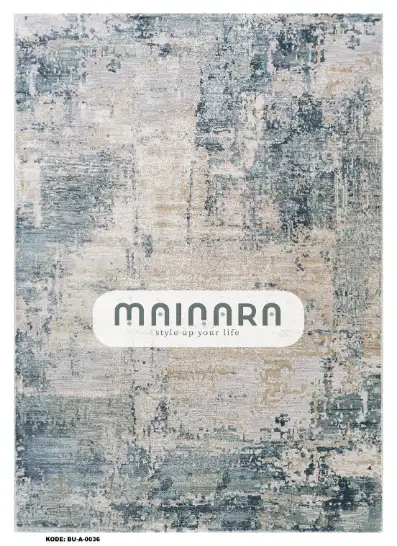 Karpet Abstrak (BU-A-0036) - Blue,Grey