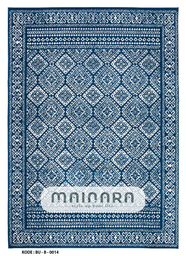 Karpet Bohemian (BU-B-0014) - Blue