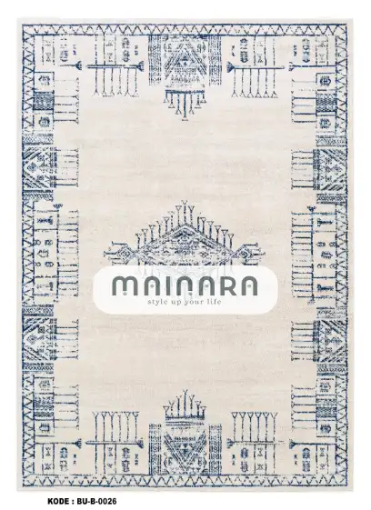 Karpet Bohemian (BU-B-0026) - Blue