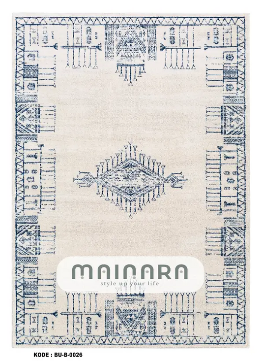 Karpet Bohemian (BU-B-0026) - Blue