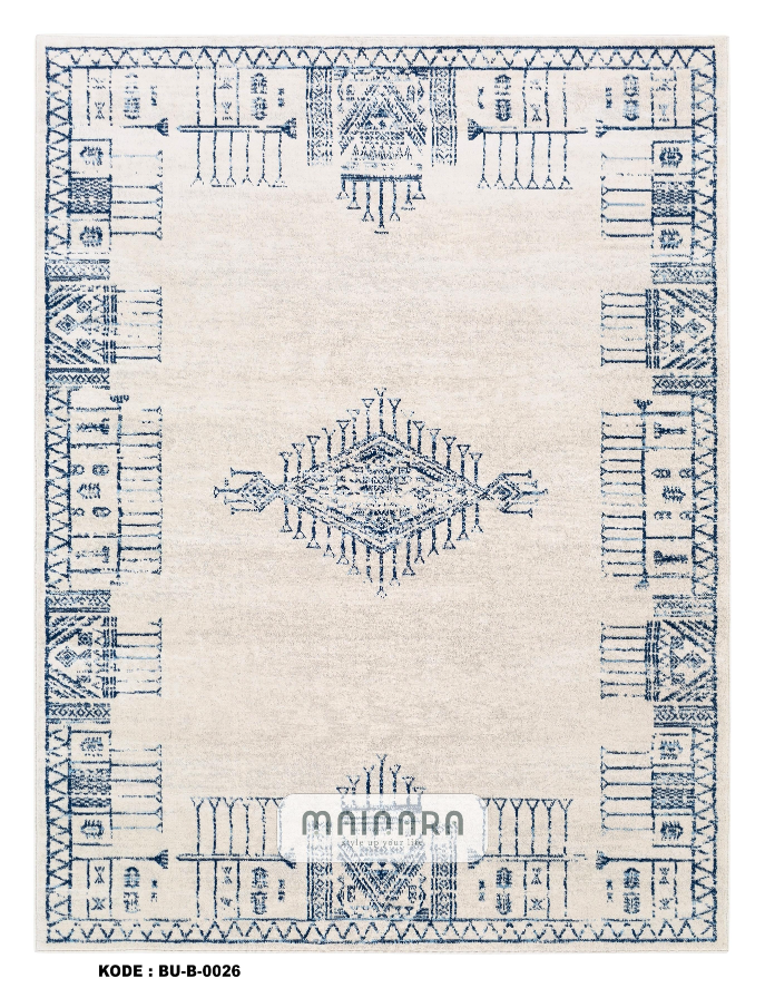 Karpet Bohemian (BU-B-0026) - Blue