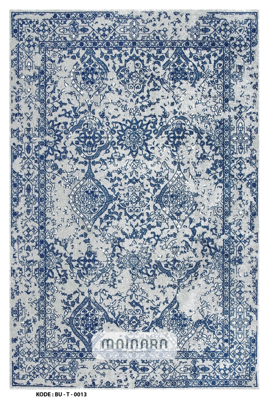 Karpet Tradisional (BU-T-0013) - Blue,Grey