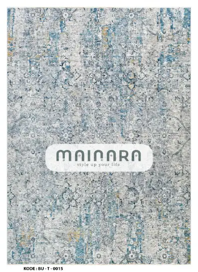 Karpet Tradisional (BU-T-0015) - Blue,Grey