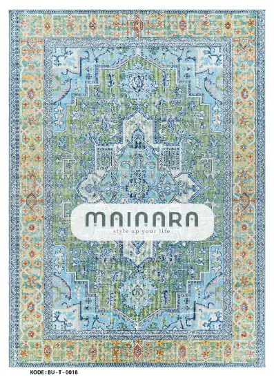 Karpet Tradisional (BU-T-0018) - Blue,Green