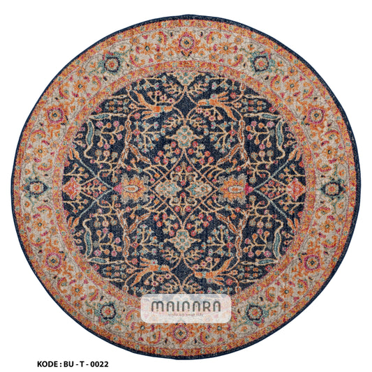Karpet Tradisional (BU-T-0022) - Blue,Orange