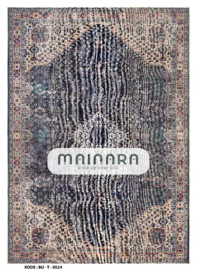 Karpet Tradisional (BU-T-0024) - Blue,Brown