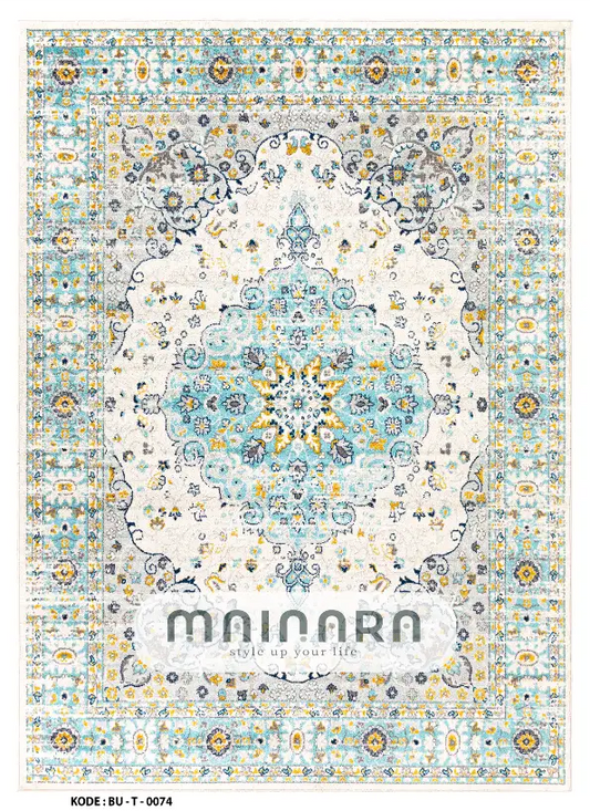Karpet Tradisional (BU-T-0074) - Blue,Tosca,Green