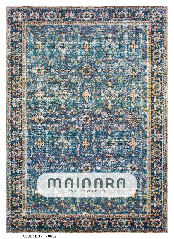 Karpet Tradisional (BU-T-0087) - Blue
