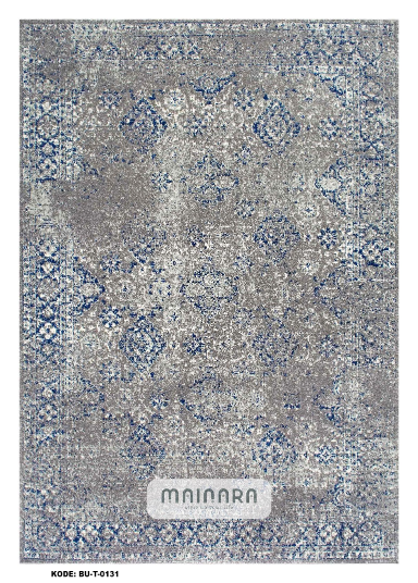 Karpet Tradisional (BU-T-0131) - Blue,Grey