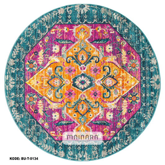 Karpet Tradisional (BU-T-0134) - Blue,Purple
