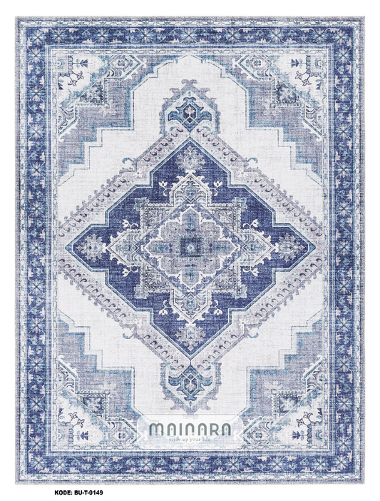 Karpet Tradisional (BU-T-0149) - Blue,Purpel