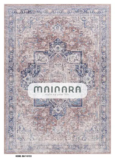Karpet Tradisional (BU-T-0153) - Blue,Brown
