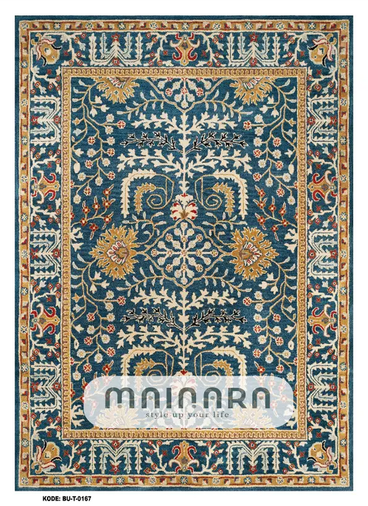 Karpet Tradisional (BU-T-0167) - Blue,Tosca
