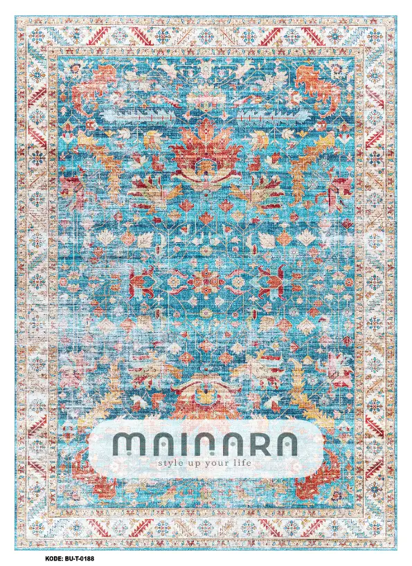 Karpet Tradisional (BU-T-0188) - Blue