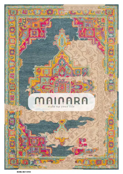 Karpet Tradisional (BU-T-0193) - Blue,Pink