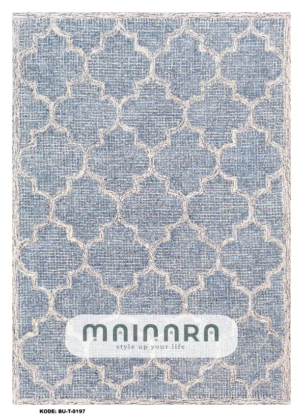 Karpet Tradisional (BU-T-0197) - Blue, Grey