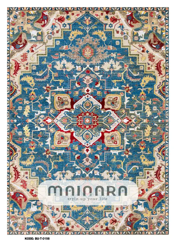 Karpet Tradisional (BU-T-0198) - Blue