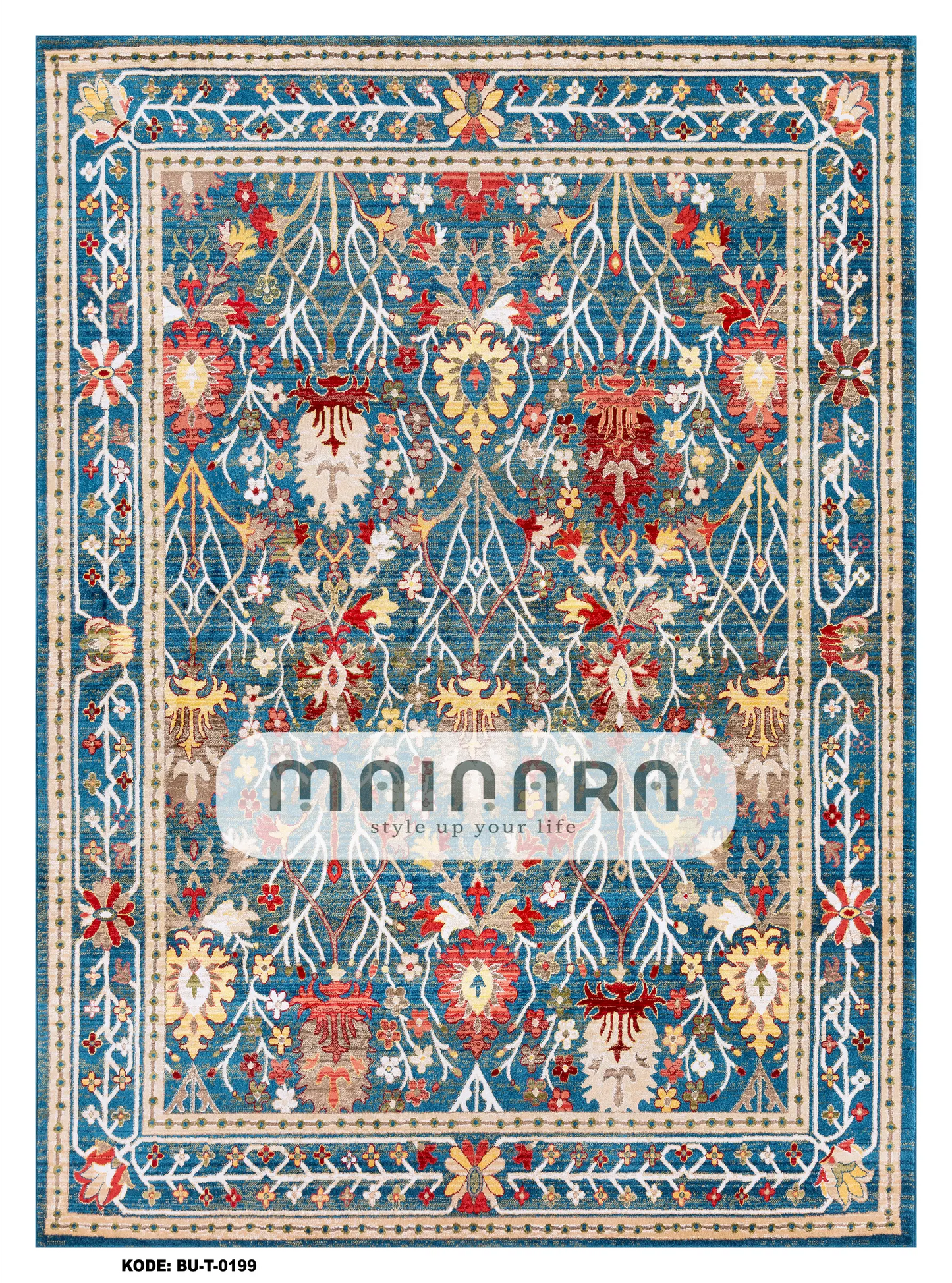 Karpet Tradisional (BU-T-0199) - Blue