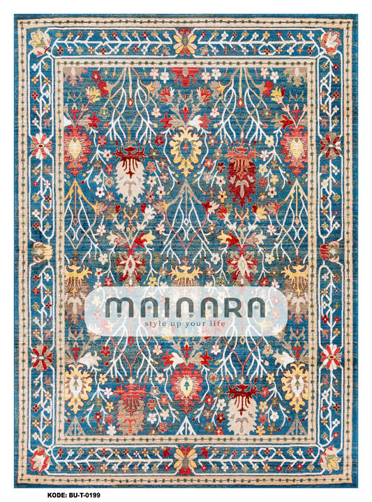 Karpet Tradisional (BU-T-0199) - Blue