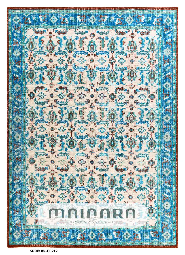 Karpet Tradisional (BU-T-0212) - Blue