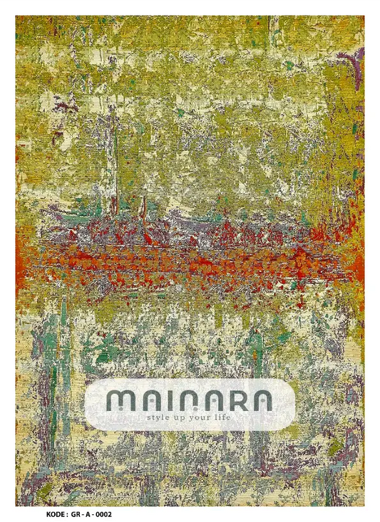 Karpet Abstrak (GR-A-0002) - Green