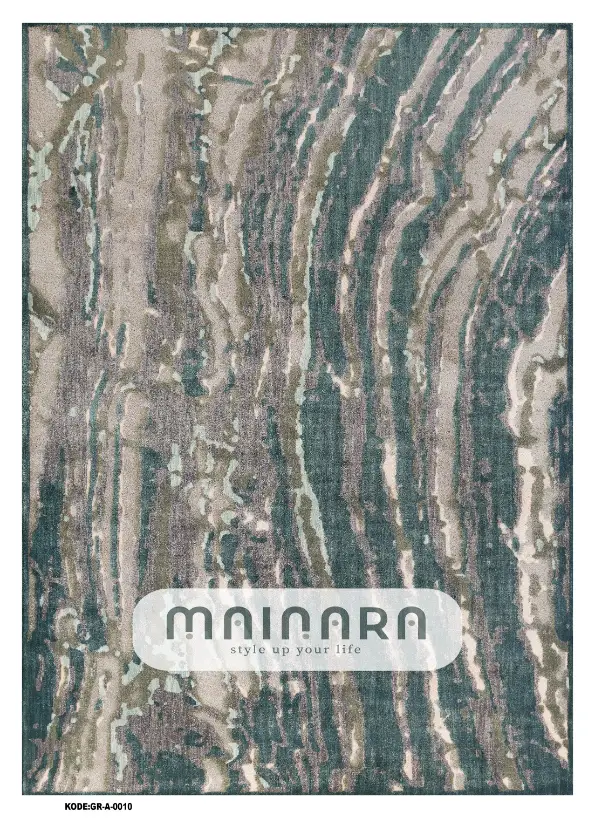 Karpet Abstrak (GR-A-0010) - Green,Grey