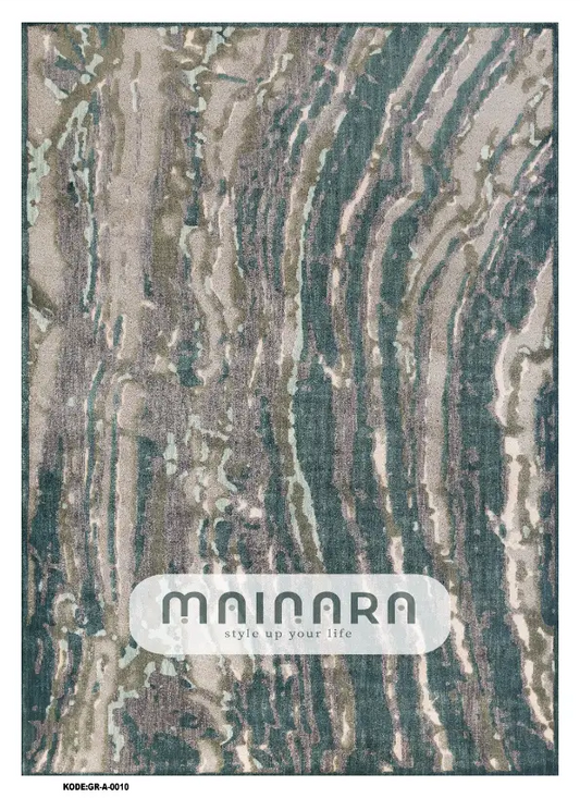 Karpet Abstrak (GR-A-0010) - Green,Grey