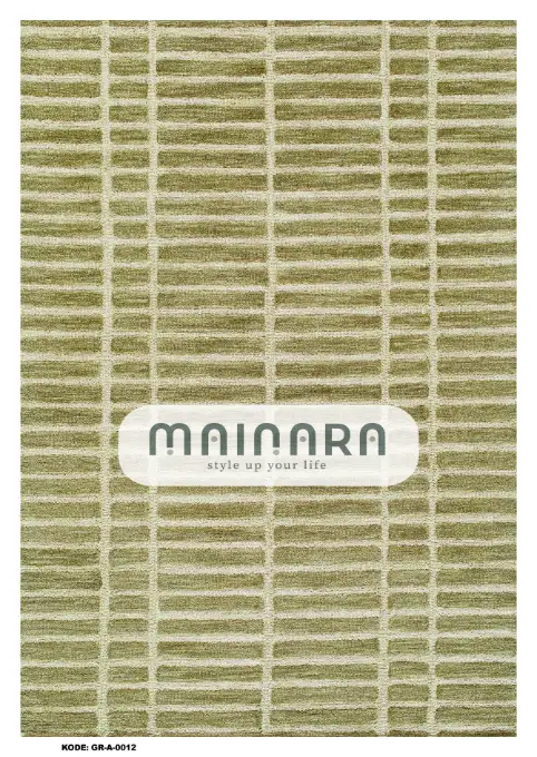 Karpet Abstrak (GR-A-0012) - Green