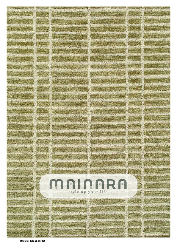 Karpet Abstrak (GR-A-0012) - Green