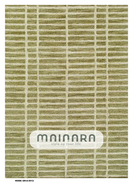 Karpet Abstrak (GR-A-0012) - Green