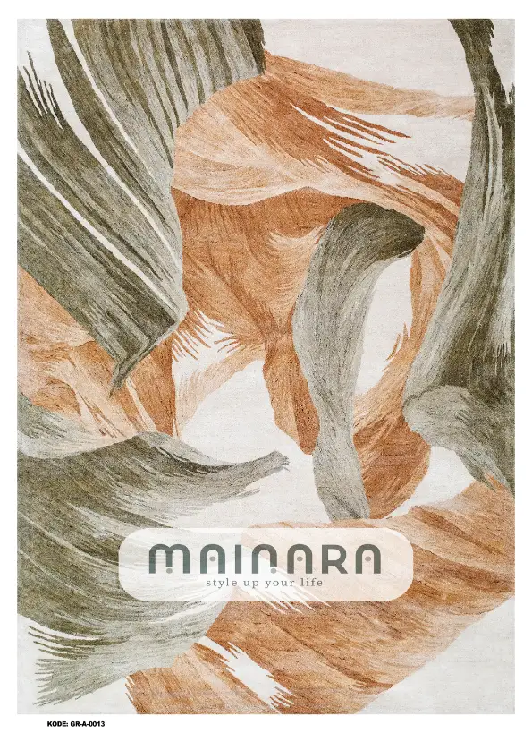 Karpet Abstrak (GR-A-0013) - Green