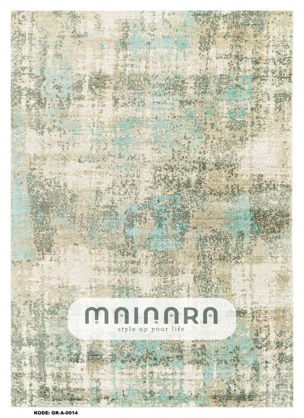 Karpet Abstrak (GR-A-0014) - Green