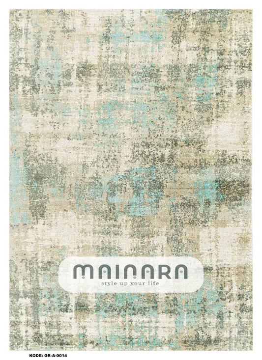 Karpet Abstrak (GR-A-0014) - Green