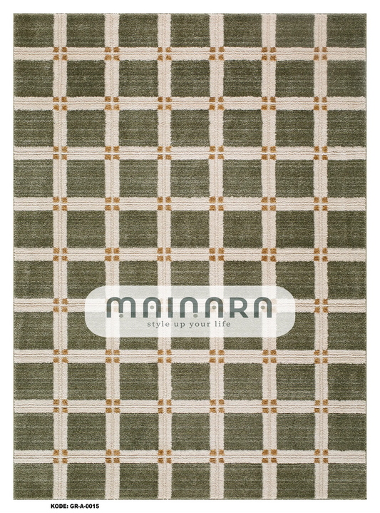 Karpet Abstrak (GR-A-0015) - Green
