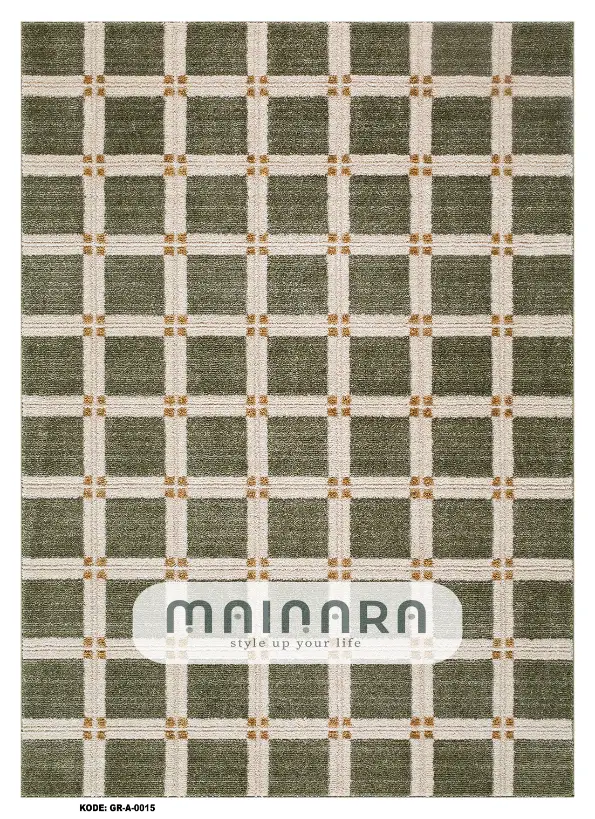 Karpet Abstrak (GR-A-0015) - Green