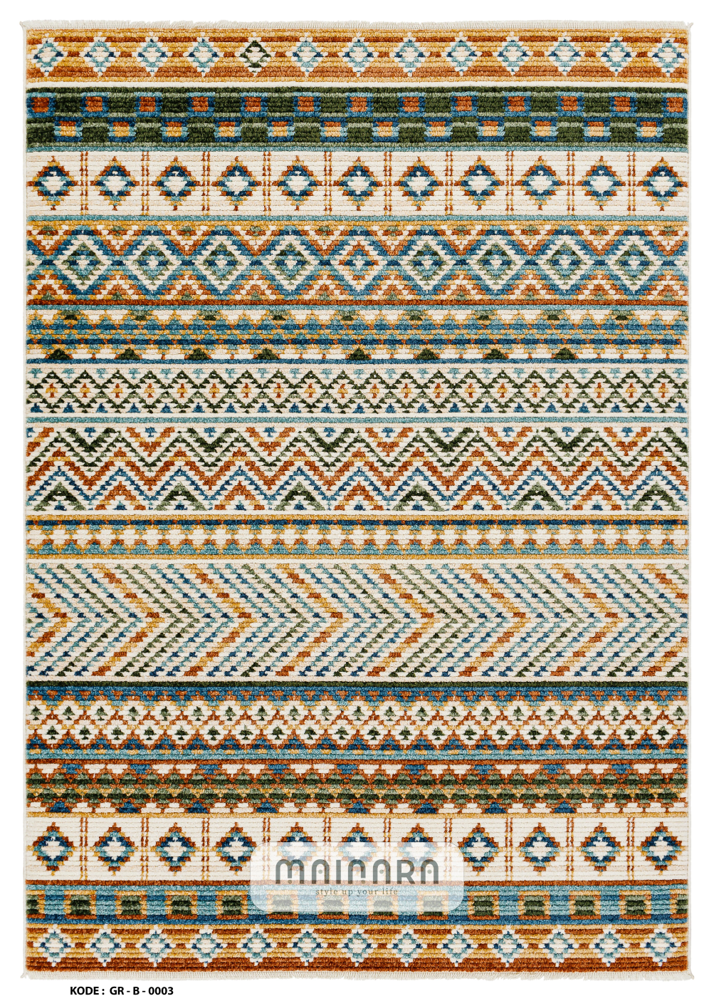 Karpet Bohemian (GR-B-0003) - Green