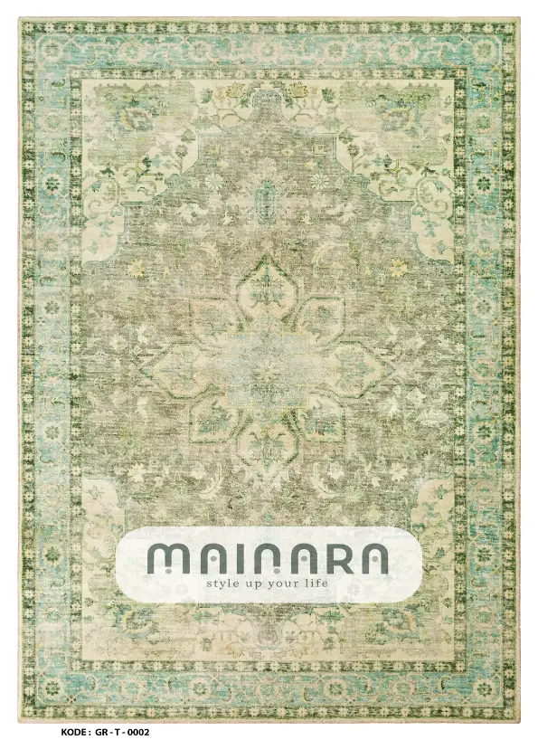 Karpet Tradisional (GR-T-0002) - Green