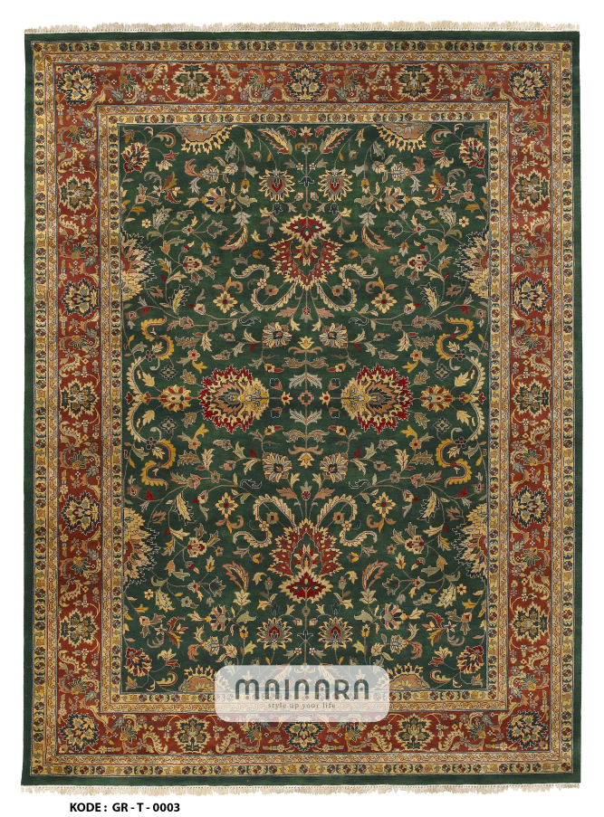 Karpet Tradisional (GR-T-0003) - Green