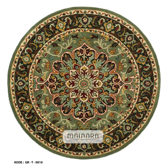 Karpet Tradisional (GR-T-0010) - Green,Yellow