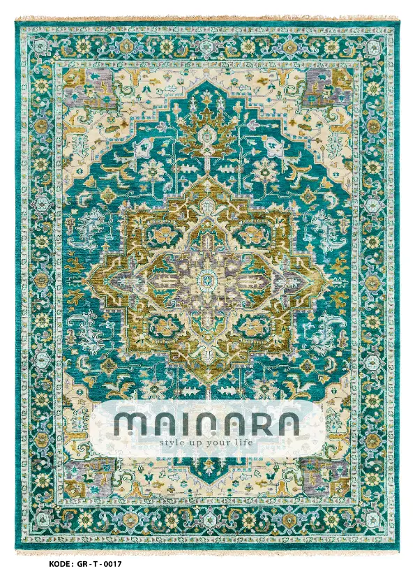 Karpet Tradisional (GR-T-0017) - Green,Lime