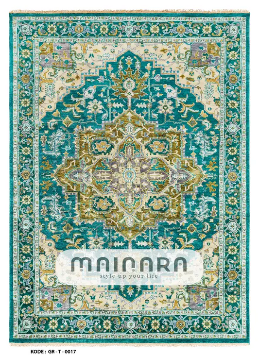 Karpet Tradisional (GR-T-0017) - Green,Lime