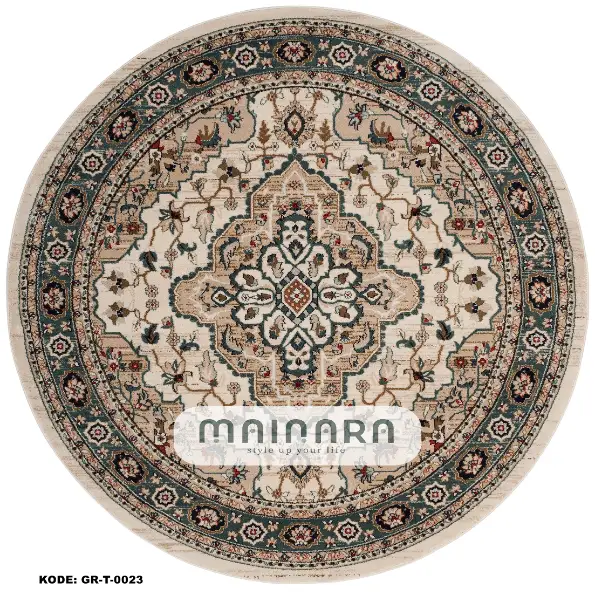Karpet Tradisional (GR-T-0023) - Green,Brown