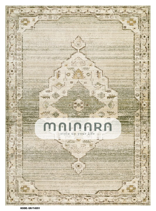 Karpet Tradisional (GR-T-0051) - Green