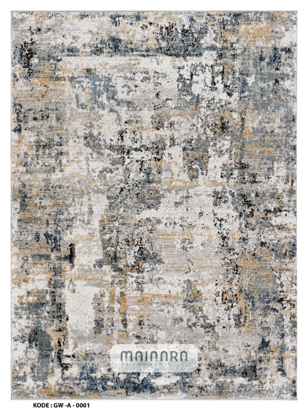 Karpet Abstrak (GW-A-0001) - Grey,Brown